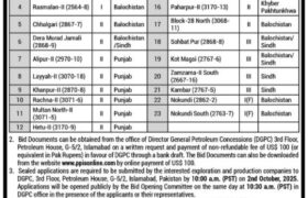  Pakistan Petroleum Exploration Tender: Bid for 23 Oil & Gas Blocks by Oct 2025